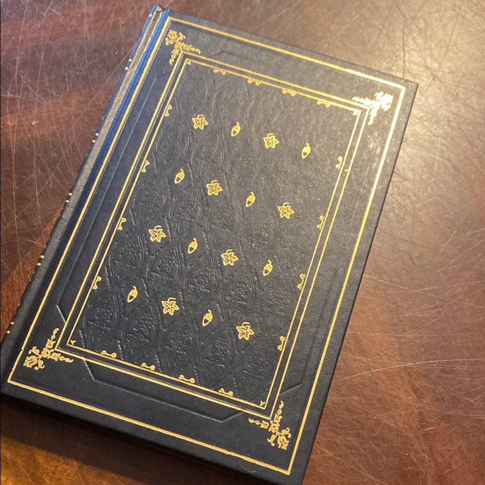 Hawthorn Classic The Scarlet Letter Navy Blue & Gold Embossed Decorative Book